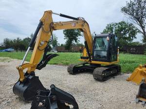 lot 6 image: CAT 308E2 Mini Excavator  CAT0308ECTAZ01001 meter reads 322.4hr