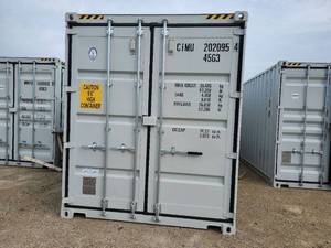 lot 8131 image: 40 High Cube Shipping Container  One-Way Use  Four Doors  CIMU2020954