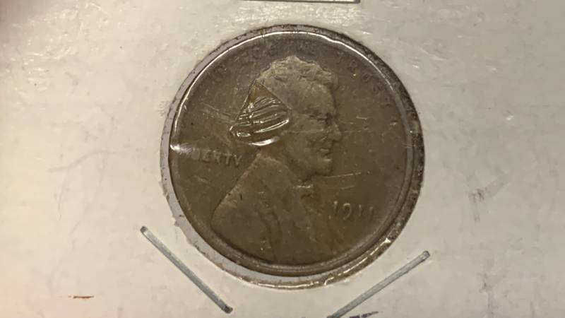 lot 28 image: 1911 Lincoln Wheat Penny VF One Cent Coin RC50