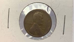 lot 6 image: 1919 Lincoln Wheat Penny Coin RC50
