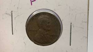lot 10 image: 1929 Lincoln Wheat Penny Coin RC50