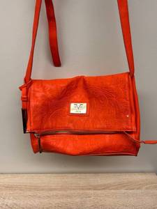 lot 15 image: Versace 19.69 Abbigliamento Sportivo Crossbody Shoulder Bag Red