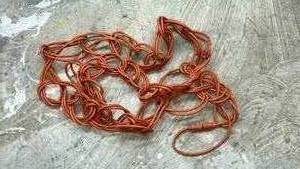 lot 41 image: Orange Extension Cord Heavy Duty Outdoor Indoor 50 ft