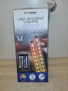 lot 116 image: Xtreme Auto LED Accent Lights 2 Interior LED Light Bars 10.5 inch