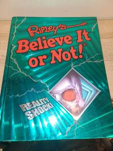 lot 135 image: Ripleys Believe It or Not Reality Shock Hardcover Book