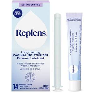 lot 5422 image: Replens Long-Lasting Vaginal Moisturizer with Reusable Applicator, 1.23 Ounce - Retail $16