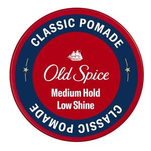 lot 5489 image: Old Spice Mens Hair Pomade, Medium Hold, Low Shine, Mens Hair Styling, 2.22 oz - Retail $10