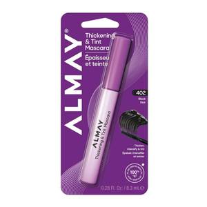 lot 5490 image: Almay Thickening & Tint Mascara, Nourishing Mascara, Hypoallergenic, 402 Black - Retail $9