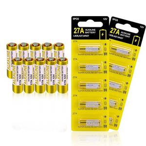 lot 5526 image: 27A 12 Volt Battery, 12V Battery for Remote, Alkaline 10Pack, for Remote Control,doorbell,Alarm Clock,car Key,igniter - Retail $5