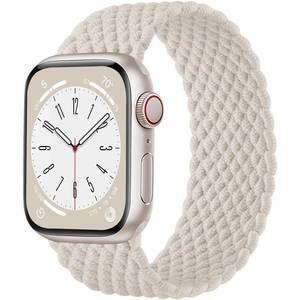 lot 5533 image: Zedoli Braided Solo Loop Bands for Apple Watch Band 38mm 40mm 41mm 42mm 44mm 45mm 46mm 49mm Women Men, Stretchy Nylon Sport Elastic Wristband Strap for iWatch Series 11 10 9 8 7 6 5 4 3 2 1 SE Ultra - Retail $7