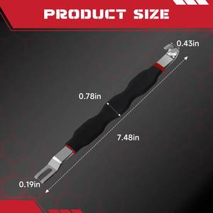 lot 5567 image: PAASTAI Electrical Connector Separator 13120,Automotive Terminal Connector Remover Tool Universal Fit for Car, Truck Wiring Harness Repair for Most Vehicles (Black) - Retail $4