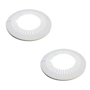 lot 5571 image: CAcoverVA Flange Pipe Cover Decoration, 5.9 to 6.61 in (150-168mm) PP Plastic Escutcheon Collar Water Pipe Drain Line Cover, Plumbing Cover Plates for Wall Tube Decor, White, 1 Piece&nbsp
