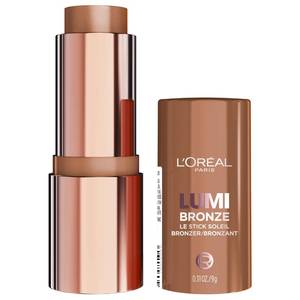lot 5575 image: LOreal Paris Lumi Bronze Le Stick Soleil Bronzer Stick, Cream-To-Powder Bronzer For A Sunkissed Face Makeup Glow, 110 Toasted Sunlight - Retail $13