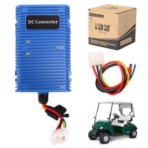 lot 4274 image: 10L0L Golf Cart Voltage Reducer 72V 48V 36V to 12V Converter Voltage Regulator DC Power Reducer for EZGO Club Car, Step Down Transformer Waterproof