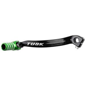 lot 4348 image: TUSK Folding Shift Lever BlackGreen Tip Compatible with Kawasaki KX250 2019-2026KX250F 2009-2018KX450F 2006-2015KX 250X 2021-2026