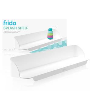lot 4354 image: Frida Baby Splash Bathtub Shelf Allows Kids to Splash with No Mess, Shelf Barrier Prevents Water from Escaping Out of the Tub, Extend & Use As Surface to Play On, Attaches to Tubs & Folds to Put Away