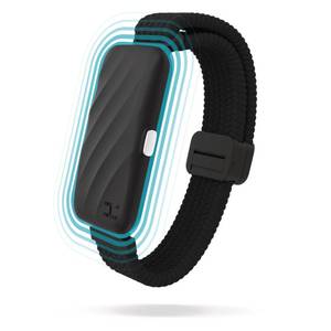 lot 4370 image: Homedics WakeBand Silent Vibrating Alarm Wristband, Ultra-Light Comfortable Design, 9 Vibration Patterns & 9 Intensities, Up to 6-Day Battery, iOSAndroid App