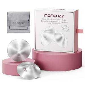 lot 4371 image: Momcozy 999 Silver Nursing Cups XL Size