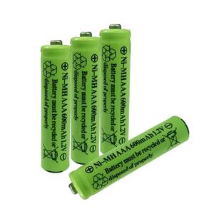 lot 4391 image: GSUIVEER AAA Nimh 600mAh 1.2v Rechargeable Battery for Outdoor Solar Lights Garden Lamp(4 Pack)