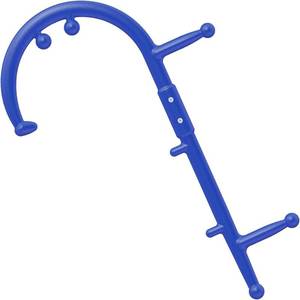 lot 4394 image: KEINE MARKE Massage Trigger Point Cane Body Deep Tissue Handheld Back, Neck, Shoulder, Leg and Feet Massager Rod, Muscle Release Tool Self Massage Hook Cane (Upgraded Blue)