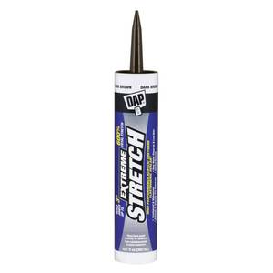 lot 4402 image: DAP Extreme Stretch Acrylic Urethane Premium Elastomeric Sealant, Dark Brown, 10.1 Oz (7079818708)