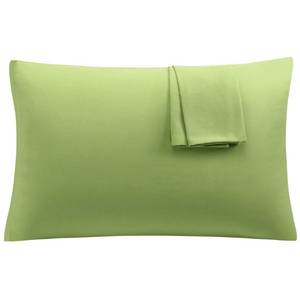 lot 4417 image: uxcell Microfiber Pillowcases Set of 2, Zipper Queen 20x30 Sage