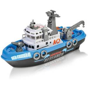 lot 4430 image: ArtCreativity Aquatic Research Vessel, Battery Operated Toy Boat for Kids, Floats in Water, Floating Bathtub and Pool Toy for Boys and Girls, Best Birthday Gift for Children