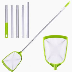 lot 4433 image: Sepetrel Pool Skimmer Net- Total Length 72 inches Ultral Fine Mesh Rake with Pole,Accessories for Cleaning IngroundAbove Ground Swimming Pool, Pond,Spa and Hot Tub Leaf Debris