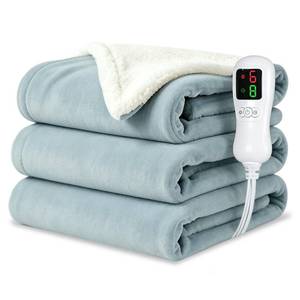lot 4478 image: Electric Blanket Full Size 72x84,Heating Blanket, Soft Flannel Heated Blanket, 9 Heating Levels,1-9 Hours Auto Off, Fast Heating, Overheat Protection, Machine Washable,Gifts for Woman, Gray