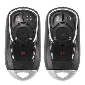 lot 4570 image: X AUTOHAUX 2pcs 315MHz Keyless Entry Remote Car Key Fob for Buick Encore 2017 2018 2019 2020 4 Buttons HYQ4AA 13506665