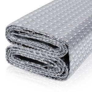 lot 4696 image: Reflective Bubble Insulation Sheet, Double Side Aluminum Foil Bubble Shield, Aluminum Foil Thermal Insulation Radiant Barrier for Windows, RV, Roof, Garage Door (23.6IN X 10FT)