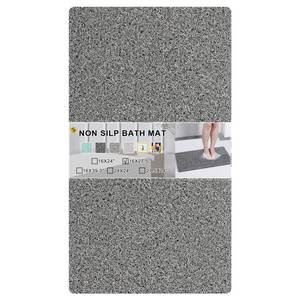lot 4710 image: 0.6 Extra Thick Non Slip Shower Mat, PVC Loofah Shower Mat with Drain, Quick Drying Bath Mat for Inside Shower, Bathtub Mats Foot Scrubber for Elderly, Bathroom, Kitchen, Wet Areas(Grey 16x27)