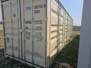lot 32 image: 40 One-Trip Shipping Container - Secure Storage  Conex - Four Side Doors
