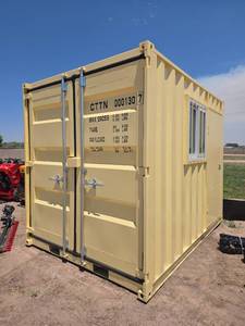 Shipping Container CTTN 000130 10ft Storage Unit with Window and Door