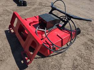 lot 6427 image: Skid Steer Disc Mulcher 43 Working Width 54 Blades X-DM43