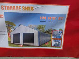 lot 6535 image: 50x25 ft Large Scale Storage Shed CK-S5025 1125 Sq Ft