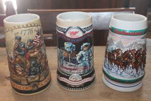 lot 1733 image: Vintage Beer Steins