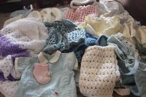 lot 1763 image: Vintage Baby Clothes and More