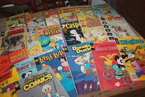 lot 1802 image: Vintage Comic Books Walt Disney, Casper & More