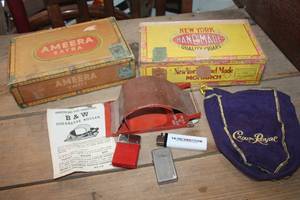 lot 1835 image: Vintage Cigar Boxes and More