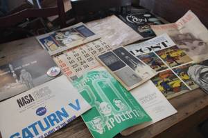 lot 1836 image: Antique 1928 Calendar, NASA Ephemera and More