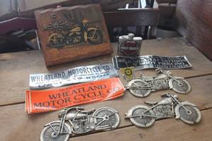 lot 1841 image: Harley-Davidson Flask, Bumper Stickers & More