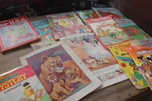 lot 1844 image: Vintage Coloring Books and More