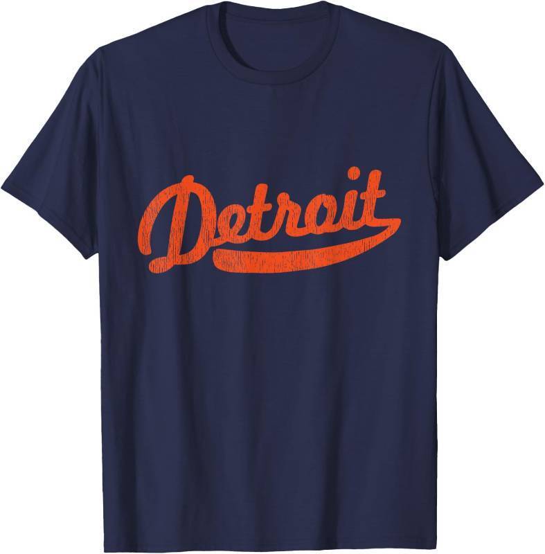 lot 19701 image: Distressed Detroit Baseball Stuff Vintage Detroit T-Shirt Size 3XL