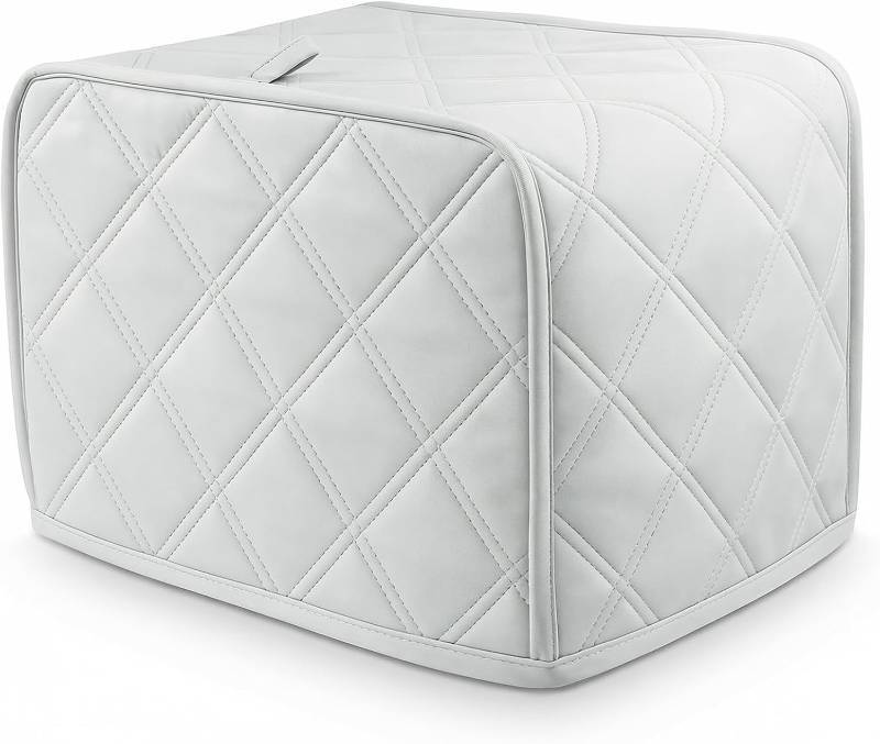 lot 20210 image: 1-Pack 2 slice Toaster Cover, Polyester Fabric Quilted Two Slice Toaster Appliance Dust-proof Cover For Kitchen Small Appliance Dust and Fingerprint Protection