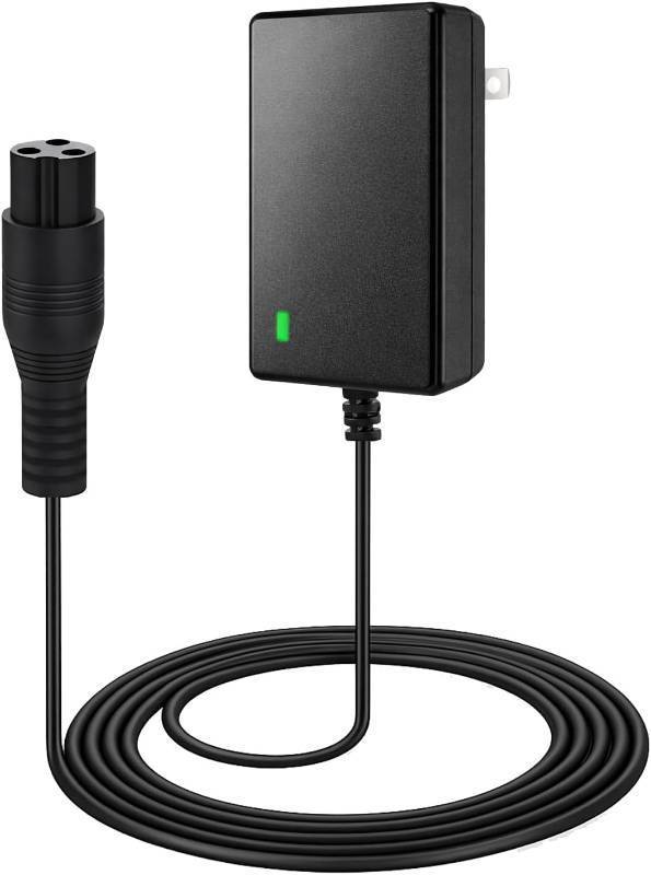 lot 20014 image: 24V Charger Replacement for Razor E200 E300 Ride-on Toys, 6.6FT AC Power Adapter Replacement Cord