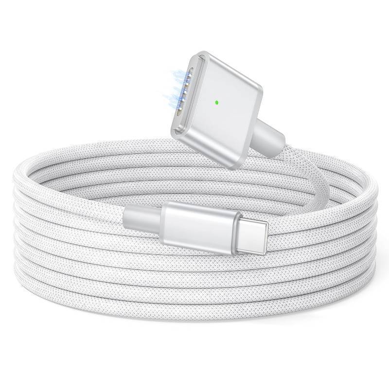 lot 20784 image: Basesailor USB C to Magnetic 3 Charger Cable 10FT3M,140W Type C Mag Safe 3 Charging Cord for MacBook Air (13 15 2026,2025,2024,2023,2022),Pro (16 14 M5,M4,M3,M2 ProMax 2023,M1 ProMax 2021)