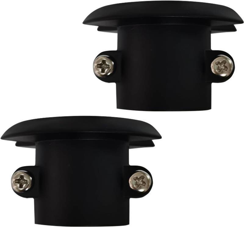 lot 20820 image: Metle Squirrel Baffle Buckle,Squirrel Baffle Accessory,Pole Mounted Buckle Stopper for Bird Feeder PoleBird House Guard (Black-2 Pack)