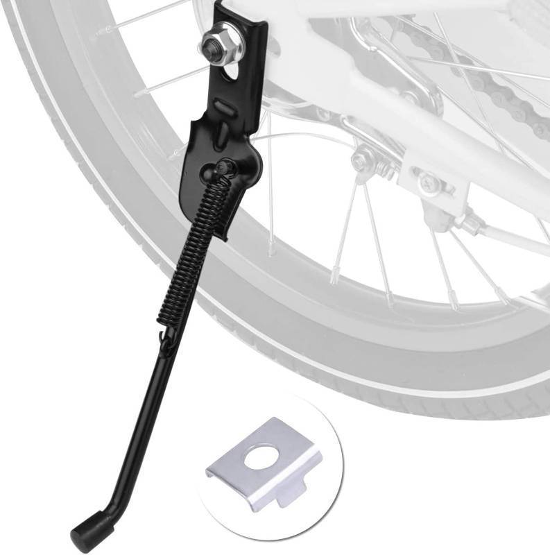 lot 21030 image: SEISSO Bike Kickstand for Kids Bike, Universal Rear Side Bicycle Kick Stand, Premium Steel with Pad, Replacement Child Kickstand