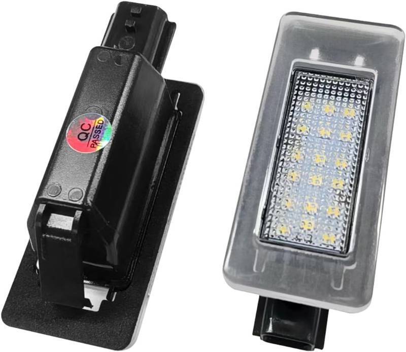 lot 21168 image: YoRise 2PCS Car LED License Plate Light Kit, Automotive Rear Tag Lamp Replacement Accessories, Car License Plate Lighting Bulb Assembly for Most Vehicles (White)
